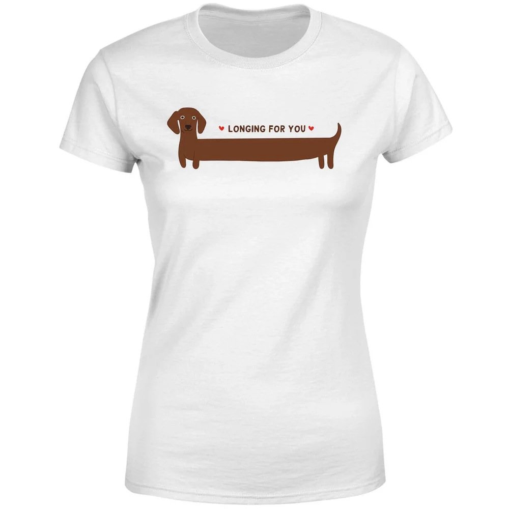 T-Shirt Femme I Long For You - Blanc - S - Blanc Image 1