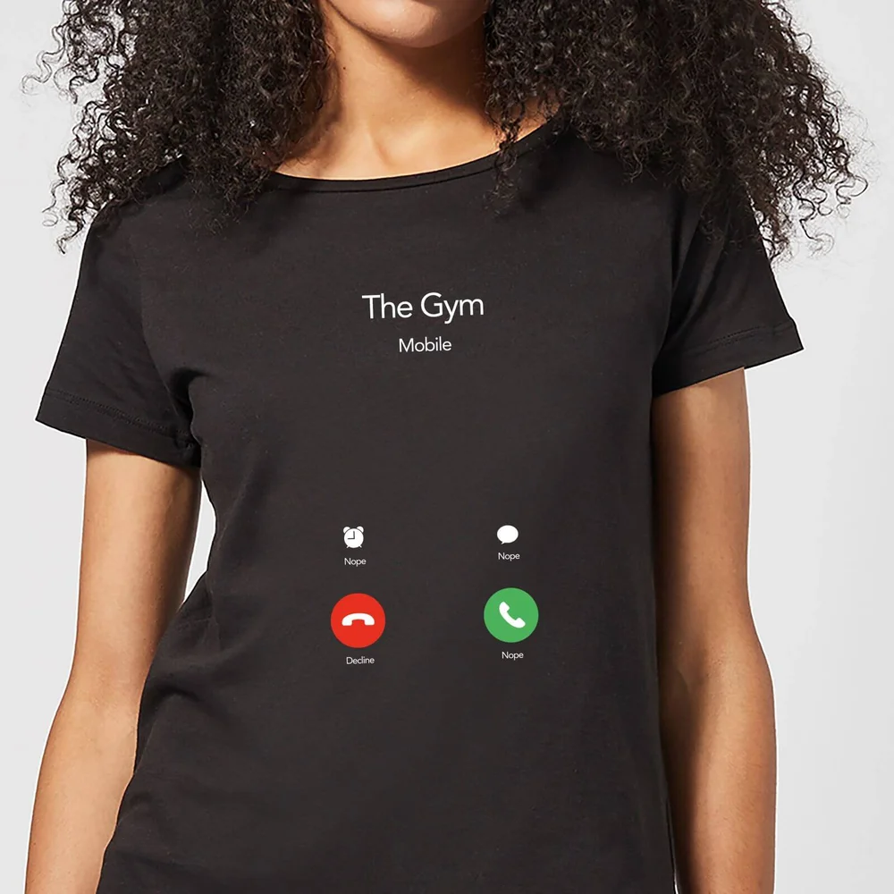 T-Shirt Femme Gym Calling - Noir - 3XL Image 1
