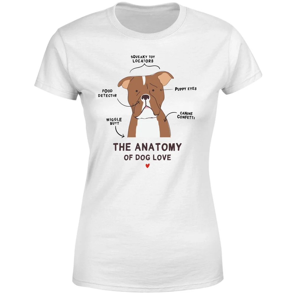 T-Shirt Femme The Anatomy Of Dog Love - Blanc - S - Blanc Image 1
