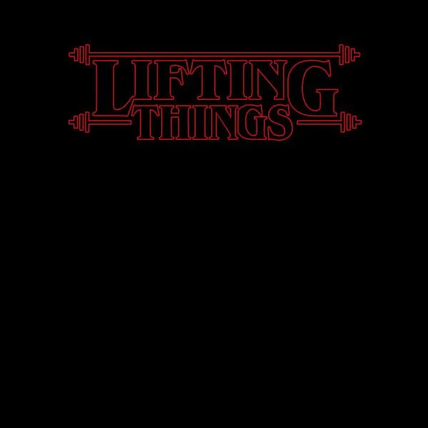 T-Shirt Femme Lifting Things - Noir