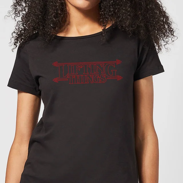 T-Shirt Femme Lifting Things - Noir