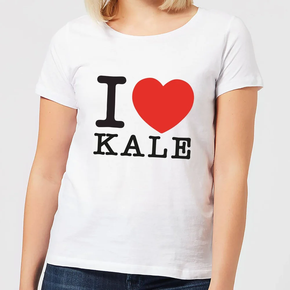 T-Shirt Femme I Heart Kale - Blanc - S - Blanc Image 1