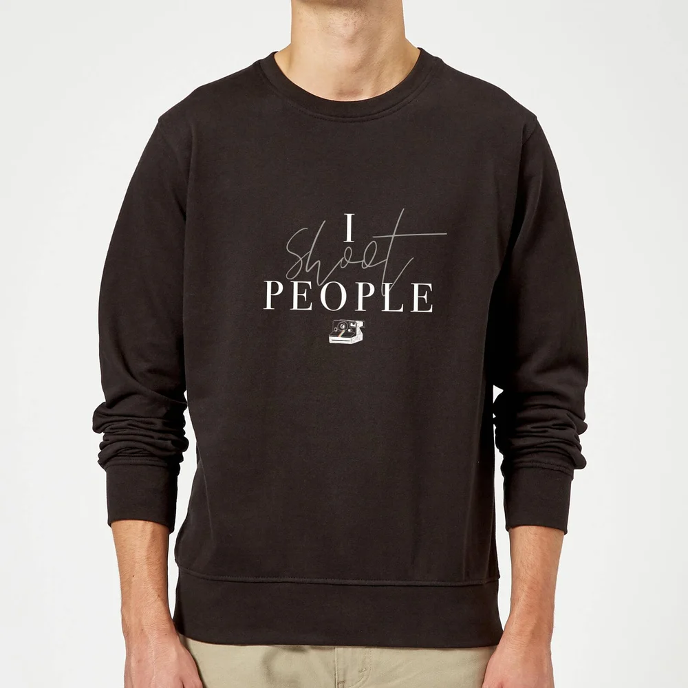 Sweat Homme I Shoot People - Noir - S - Noir Image 1