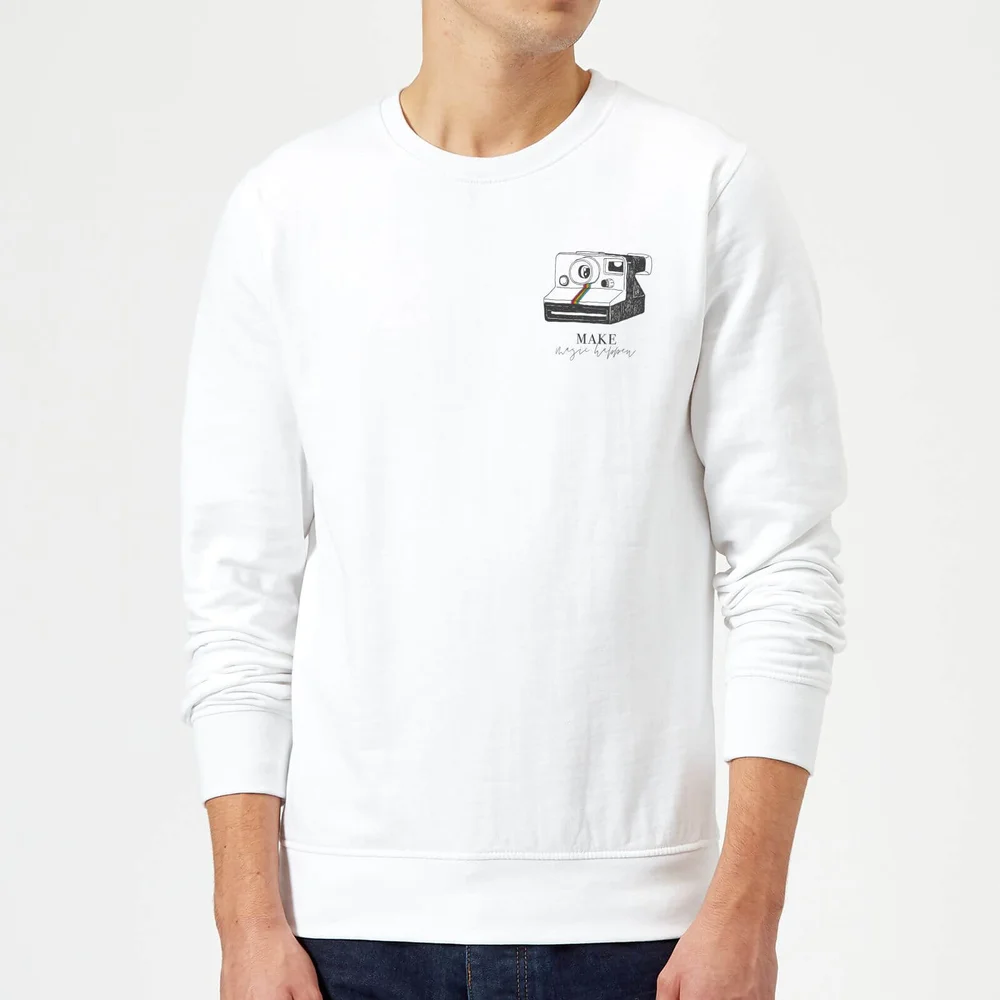 Sweat Homme Make Magic Happen - Blanc - S - Blanc Image 1