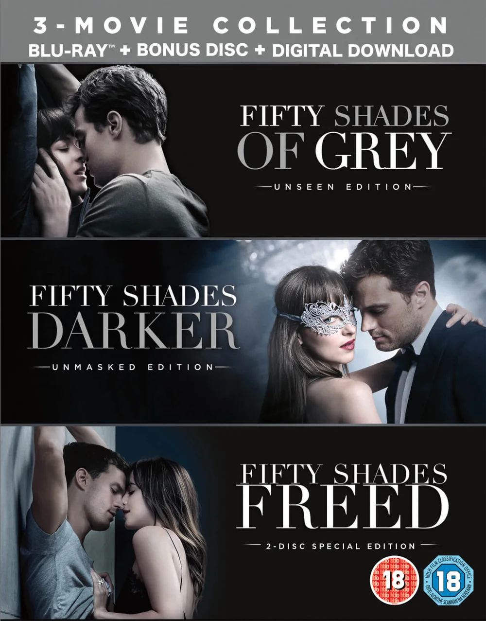 Fifty Shades Freed - 3 Movie Boxset Image 1