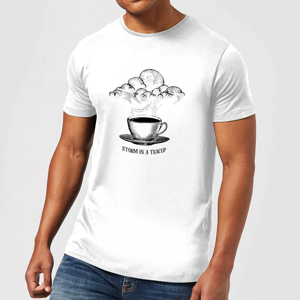 T-Shirt Homme Storm In A Teacup - Blanc - S - Blanc Image 1