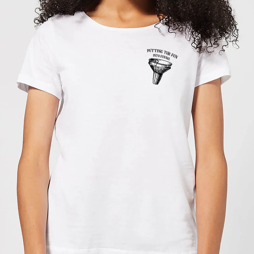 T-Shirt Femme Putting Fun Into Funnel - Blanc - S - Blanc Image 1