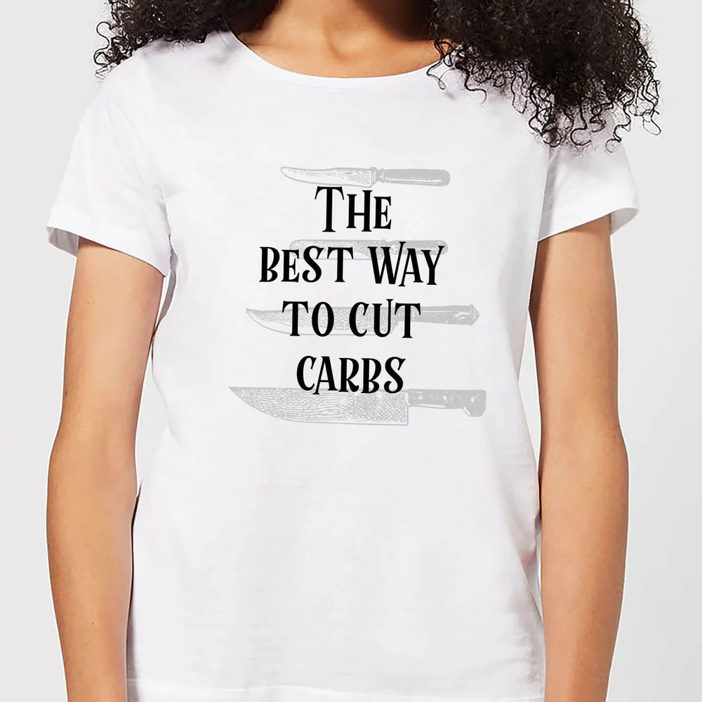 T-Shirt Femme The Best Way To Cut Carbs - Blanc - S - Blanc Image 1