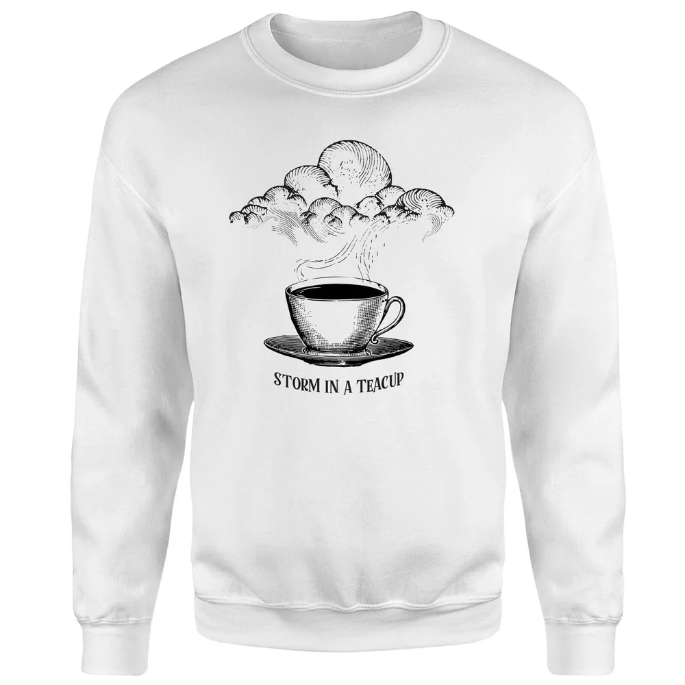 Sweat Homme Storm In A Teacup - Blanc - S - Blanc Image 1