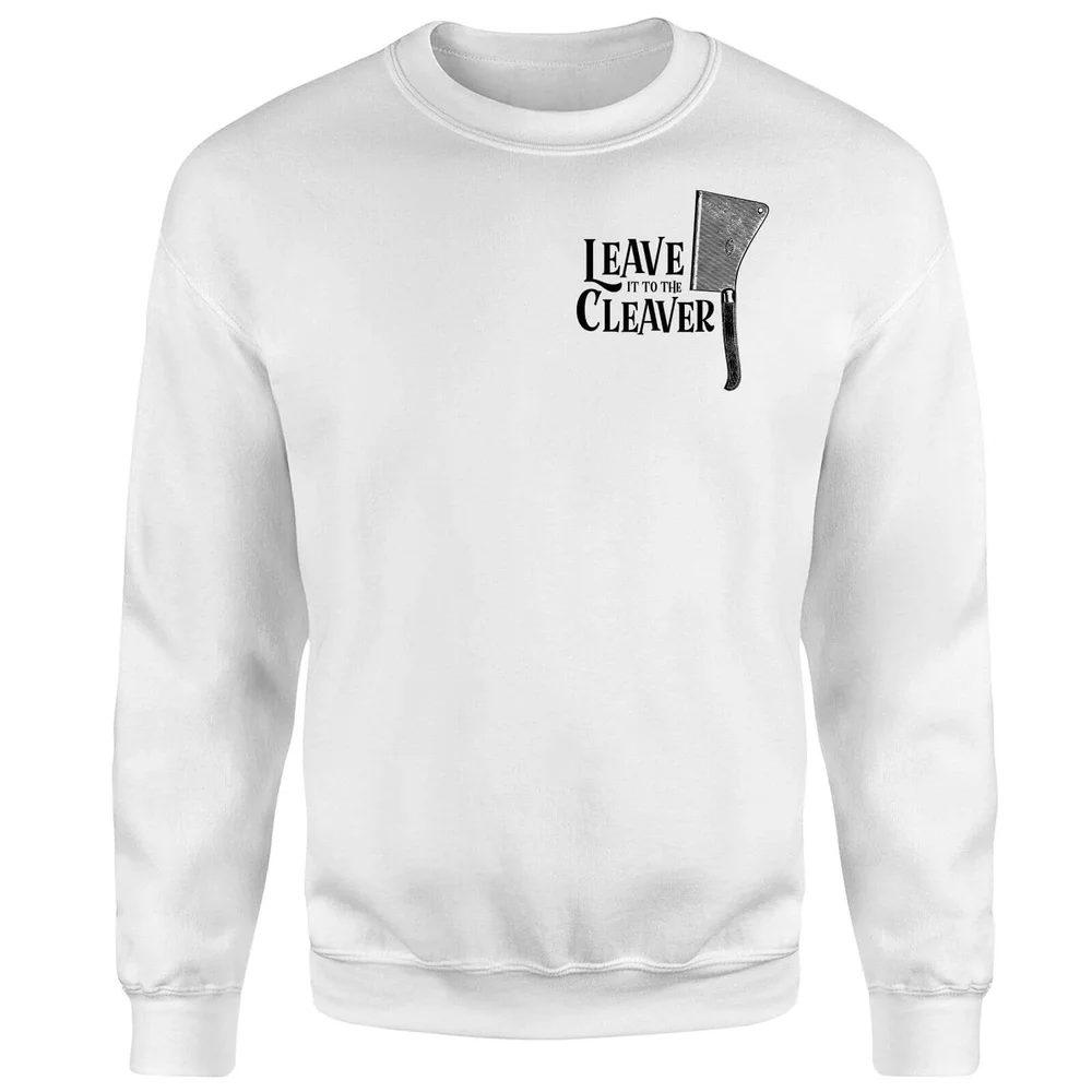Sweat Homme Leave It To The Cleaver - Blanc - S - Blanc Image 1