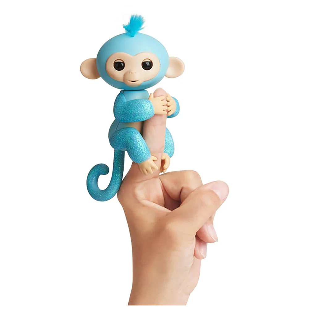 Fingerlings Bébé Ouistiti Interactif - Bleu Turquoise Image 1