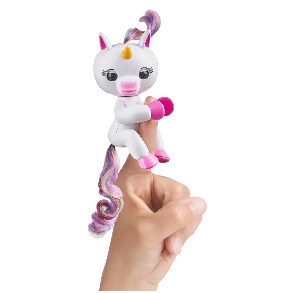 Fingerlings Bébé Licorne Interactif - Blanc Image 1