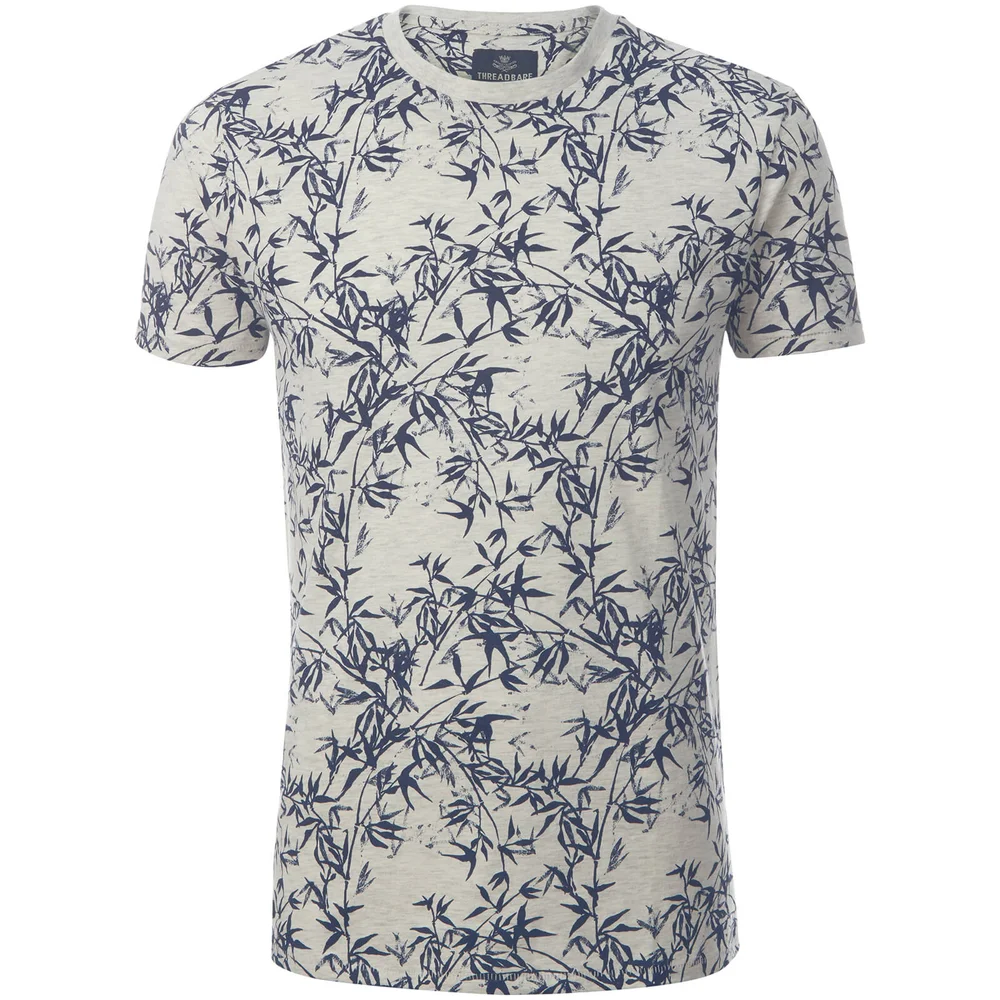 T-Shirt Homme Plumes Falls Threadbare - Blanc Cassé - S - Pierre Image 1