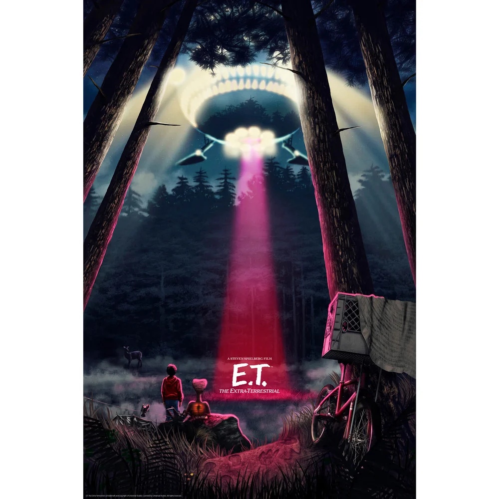 Affiche E.T. - Impression Giclée par Acme Archives & Sam Gilbey (61 cm x 41 cm) (Limitée dans le temps) Image 1