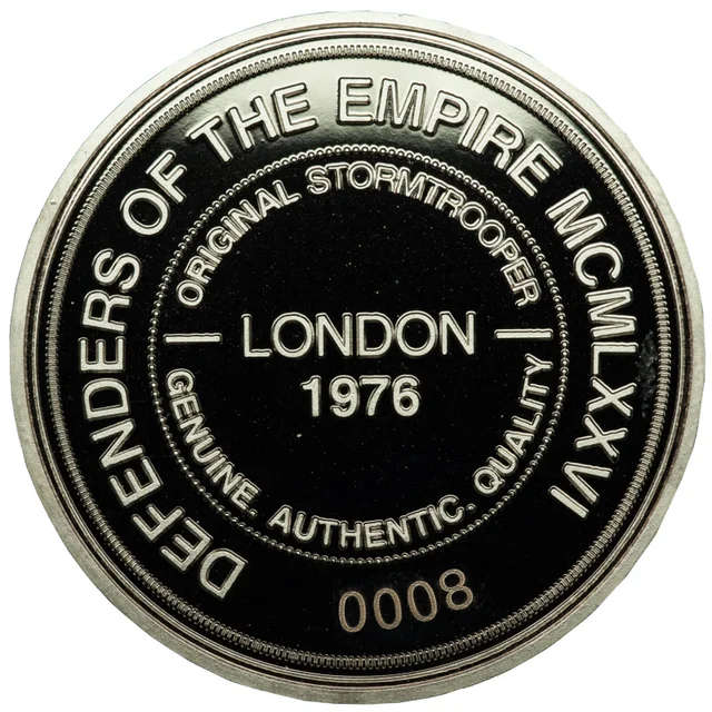 Pièce de Monnaie de Collection Stormtrooper - Édition Limitée Argentée