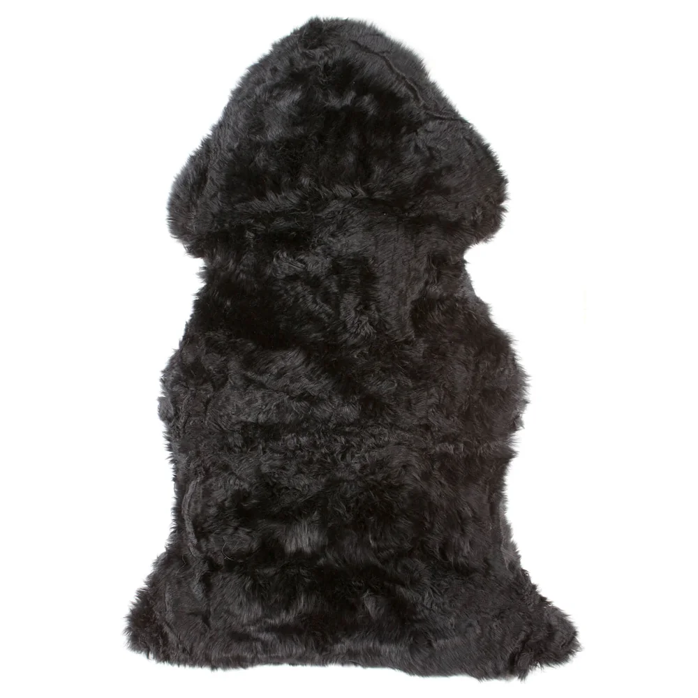 Tapis en Peau de Mouton Royal Dream - Noir Image 1