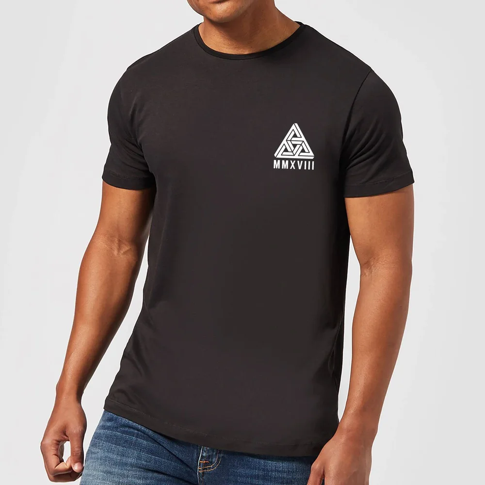 T-Shirt Homme Abstract Triangle - Noir - 5XL Image 1