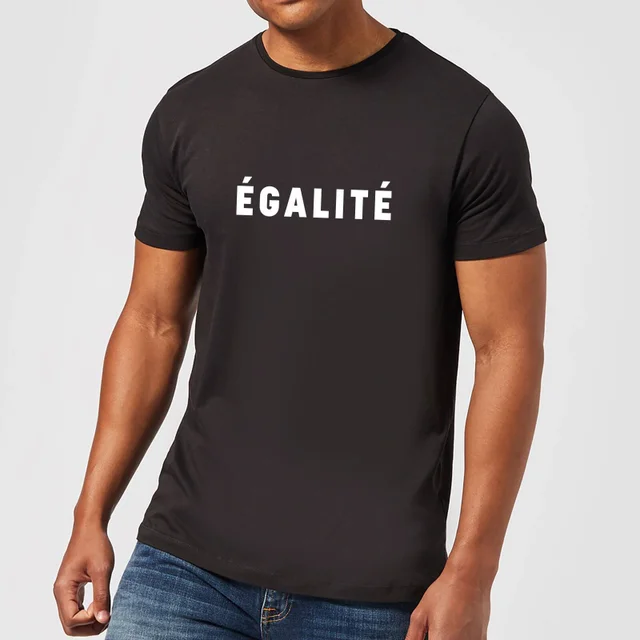 T-Shirt Homme Égalité - Noir