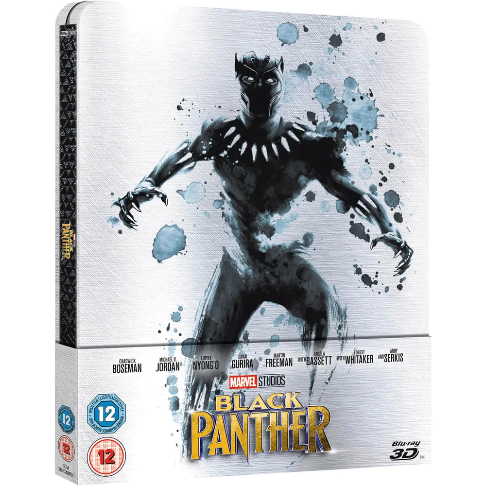 Black Panther 3D (+ Version 2D) - Steelbook Exclusif Limité pour Zavvi - Édition UK Image 1