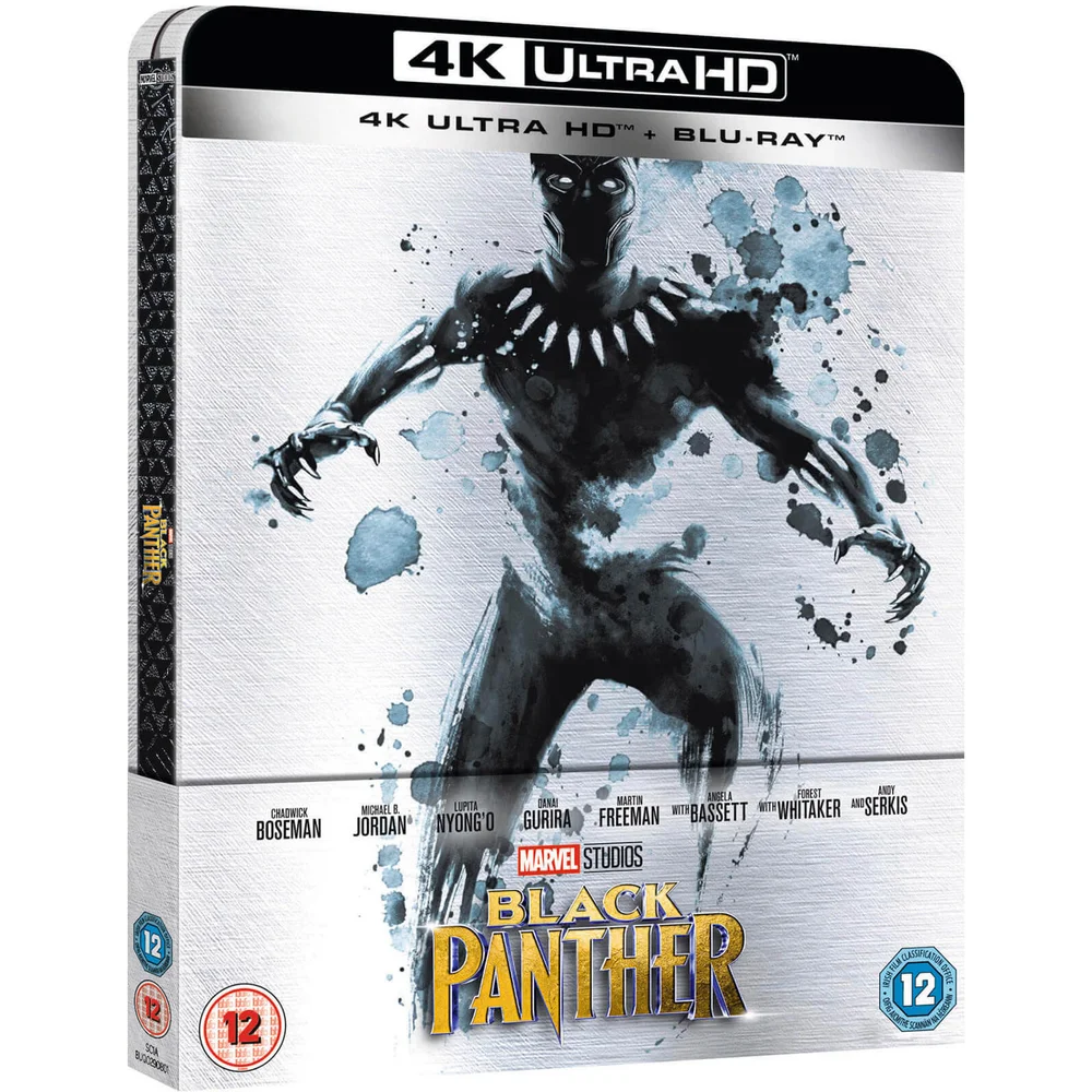 Black Panther 4K Ultra HD (+ Blu-ray) - Steelbook Exclusif Limité pour Zavvi - Édition UK Image 1