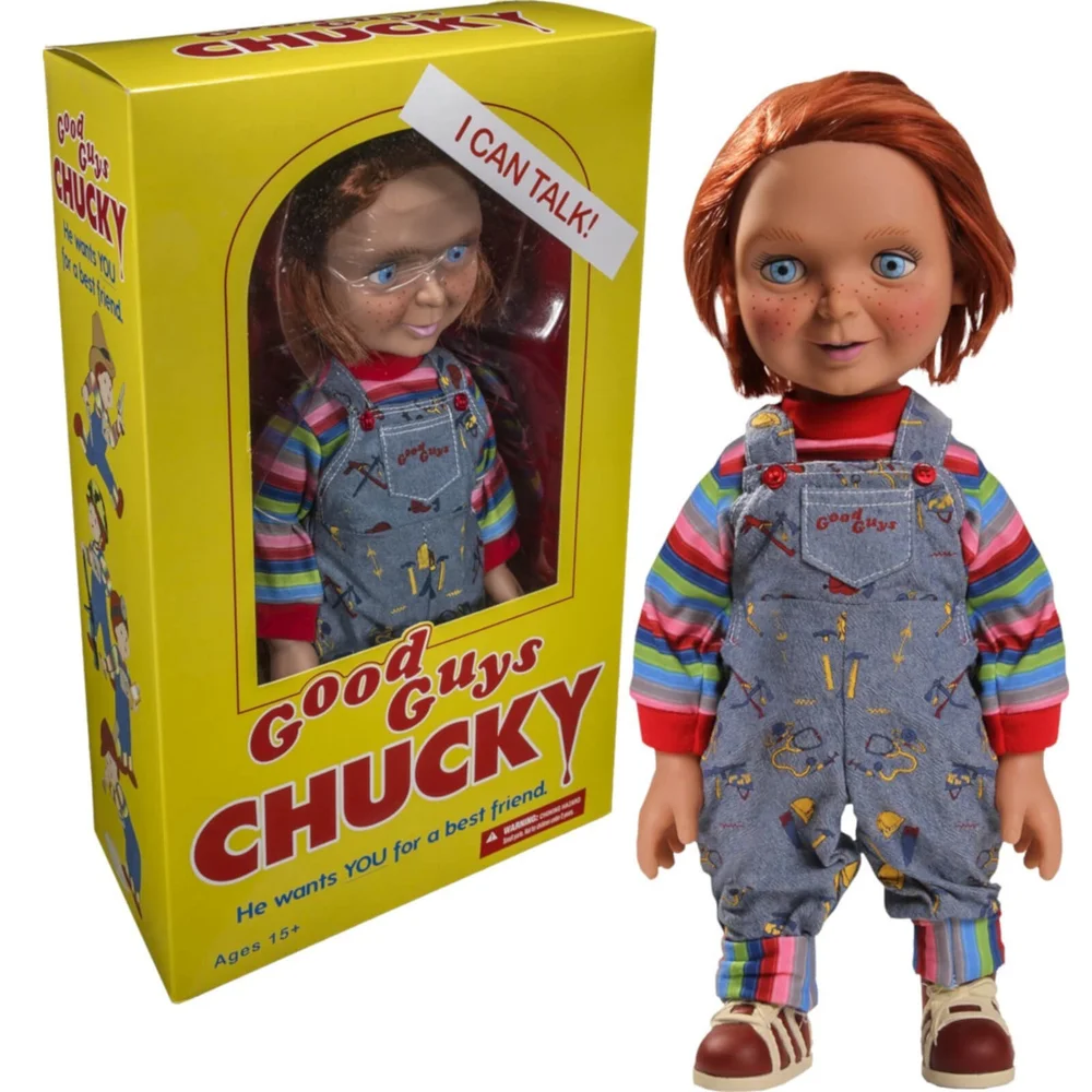 Poupée Parlante Chucky Heureux - Mezco 38 cm Image 1