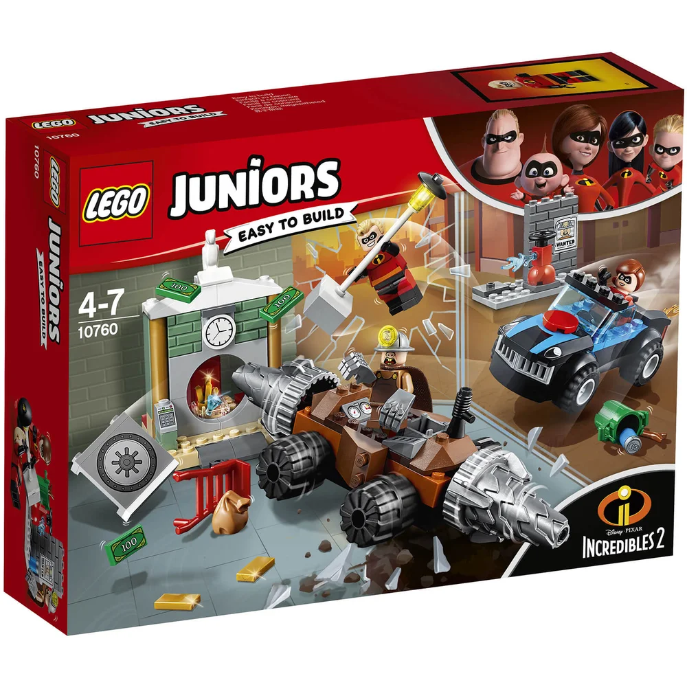 LEGO Juniors Disney Les Indestructibles 2: Le braquage d'une banque du Démolisseur (10760) Image 1
