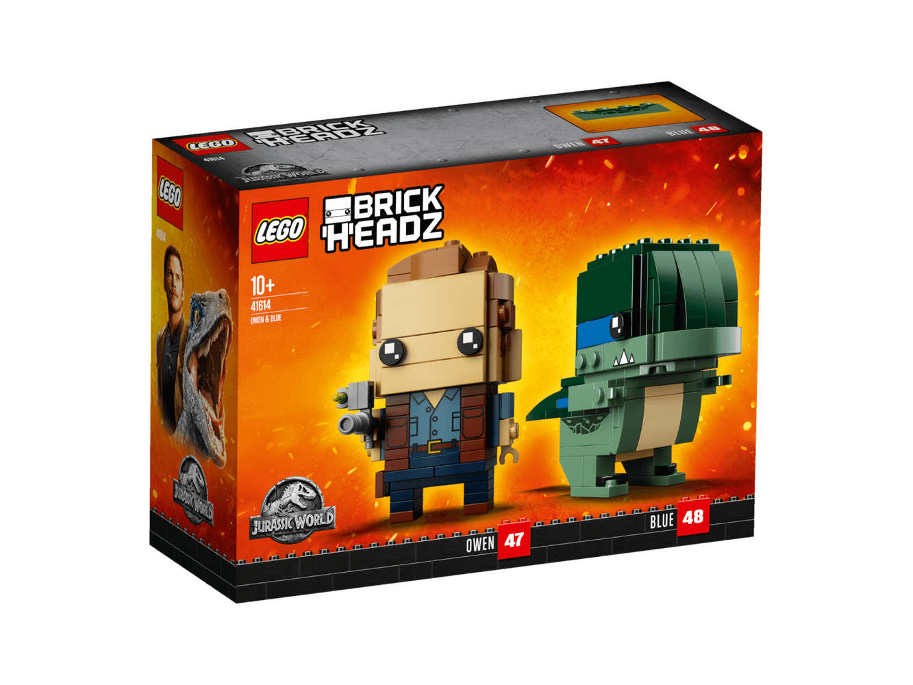 LEGO Brickheadz: Jurassic World Owen & Blue (41614) Image 1