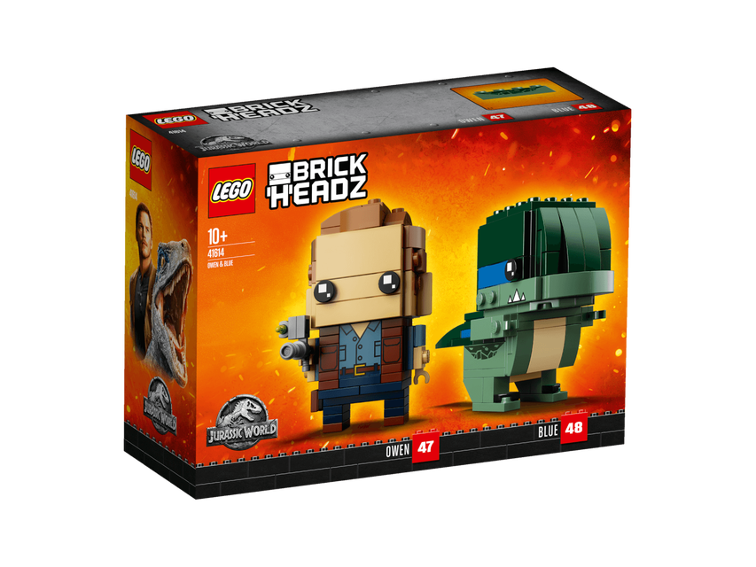 LEGO Brickheadz: Jurassic World Owen & Blue (41614)