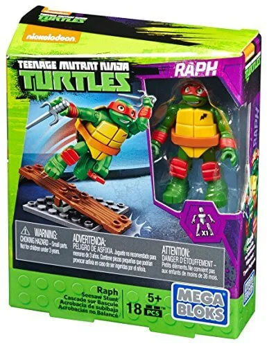 Teenage Mutant Ninja Turtles Mega Bloks Training Classic Figure 10pk Image 1