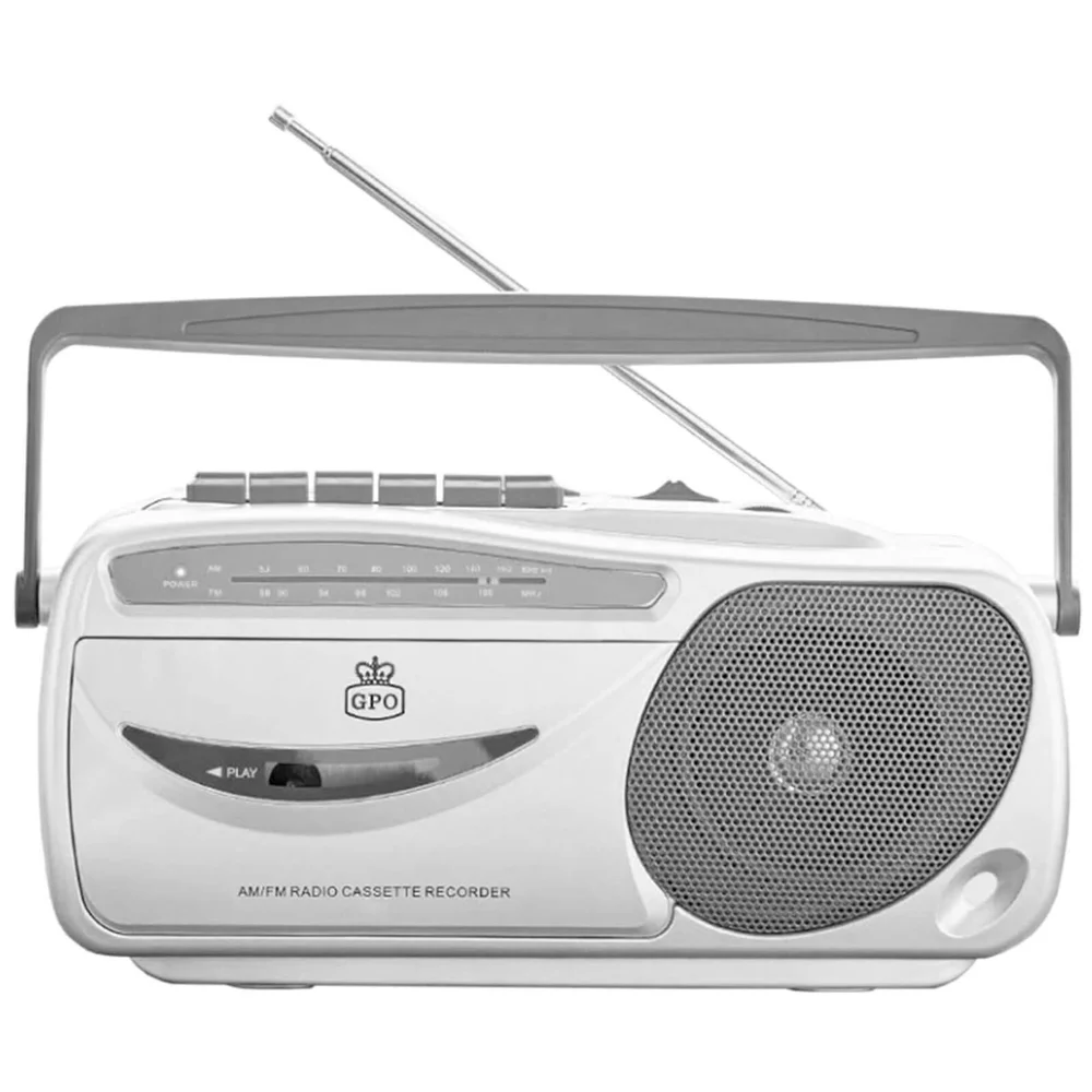 Enregistreur Radio Cassette GPO 9401 AM/FM - Gris Image 1