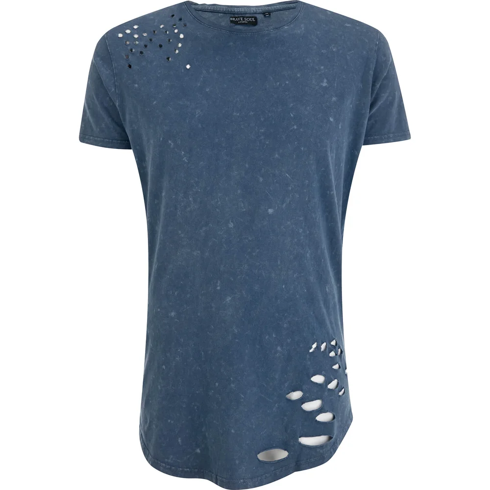 T-Shirt Homme Genko Acid Brave Soul - Bleu - S - Bleu Image 1