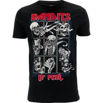 T-Shirt Homme Bandit Crosshatch - Noir