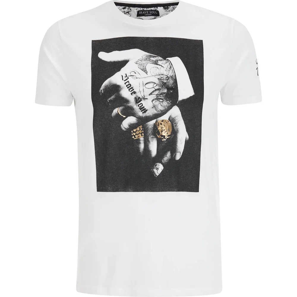 T-Shirt Homme Viggo Brave Soul - Blanc - S - Blanc Image 1