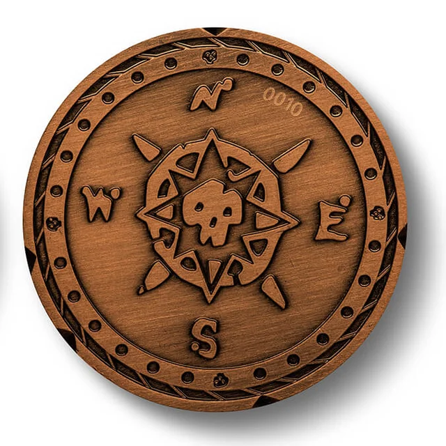 Pièce de Monnaie de Collection Sea Of Thieves - Édition Limitée Style Ancien