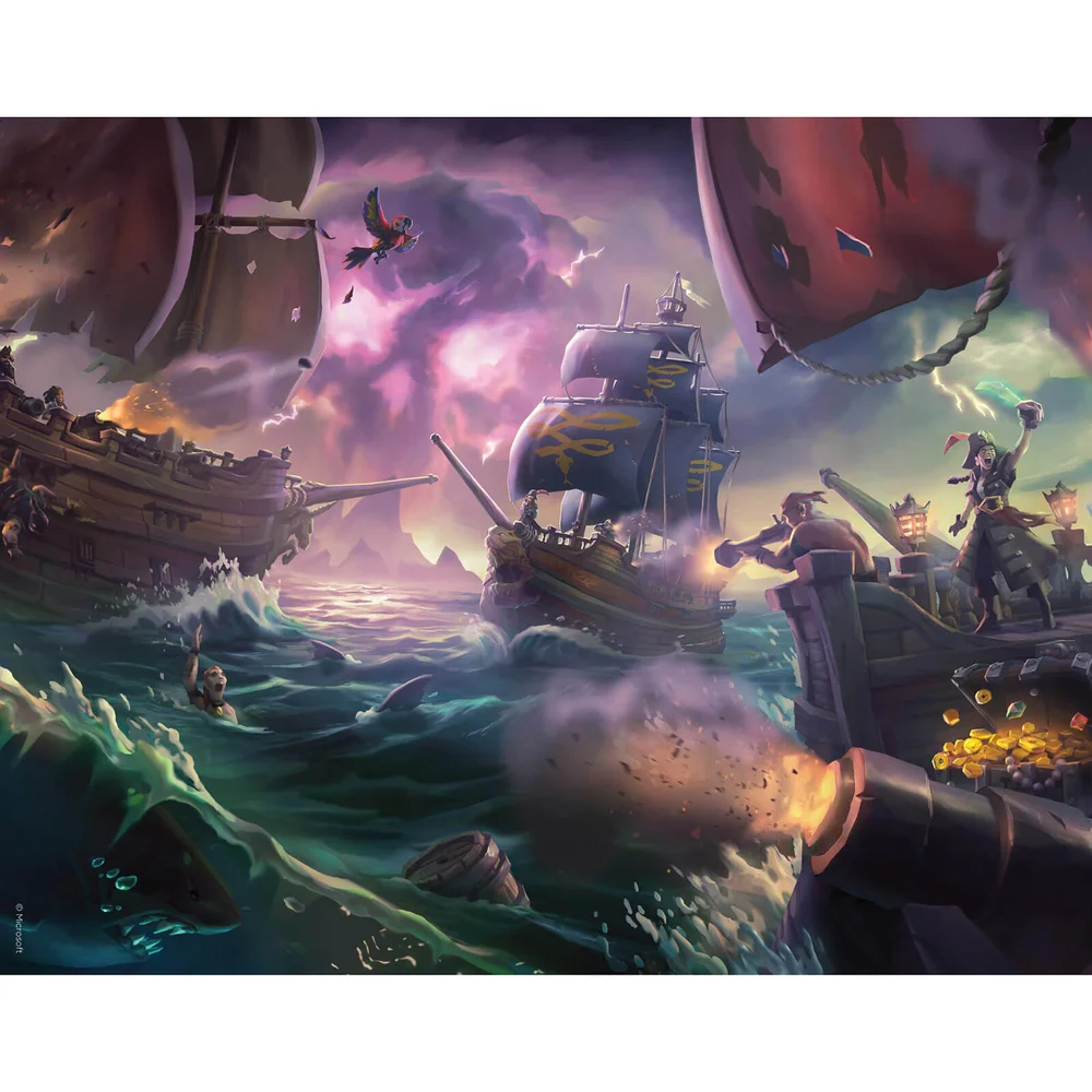 Affiche Sea Of Thieves - Bataille des Trois Tempêtes - Édition Limitée (35.5 cm x 28 cm) Image 1