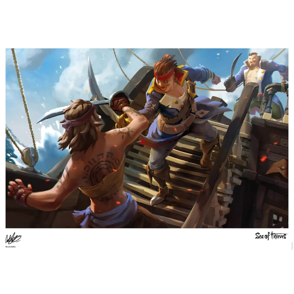 Sea of Thieves - Les sabres qui s'entrechoquent - Impression artistique Édition limitée Image 1