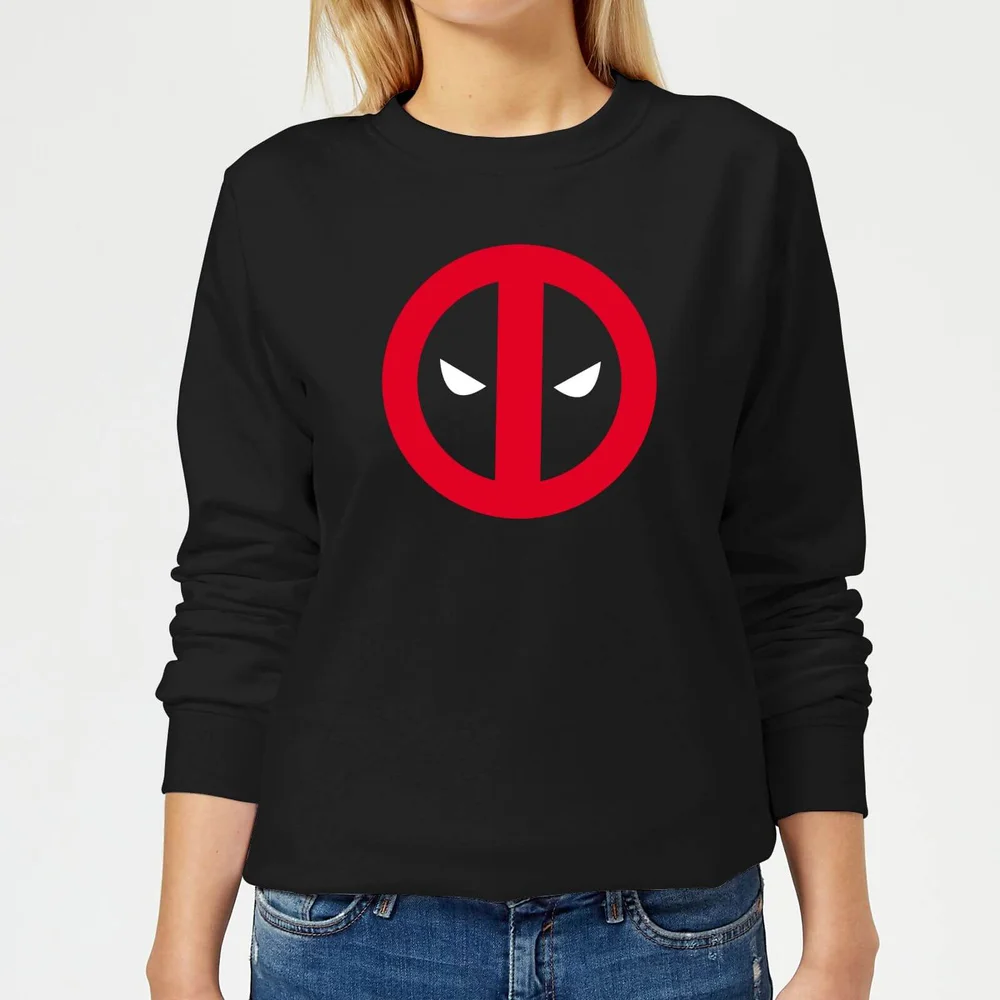 Sweat Femme Deadpool (Marvel) Logo Propre - Noir - S Image 1