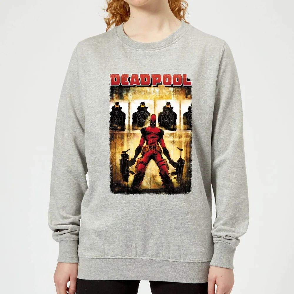 Sweat Femme Deadpool (Marvel) Cible - Gris - 3XL - Gris Image 1