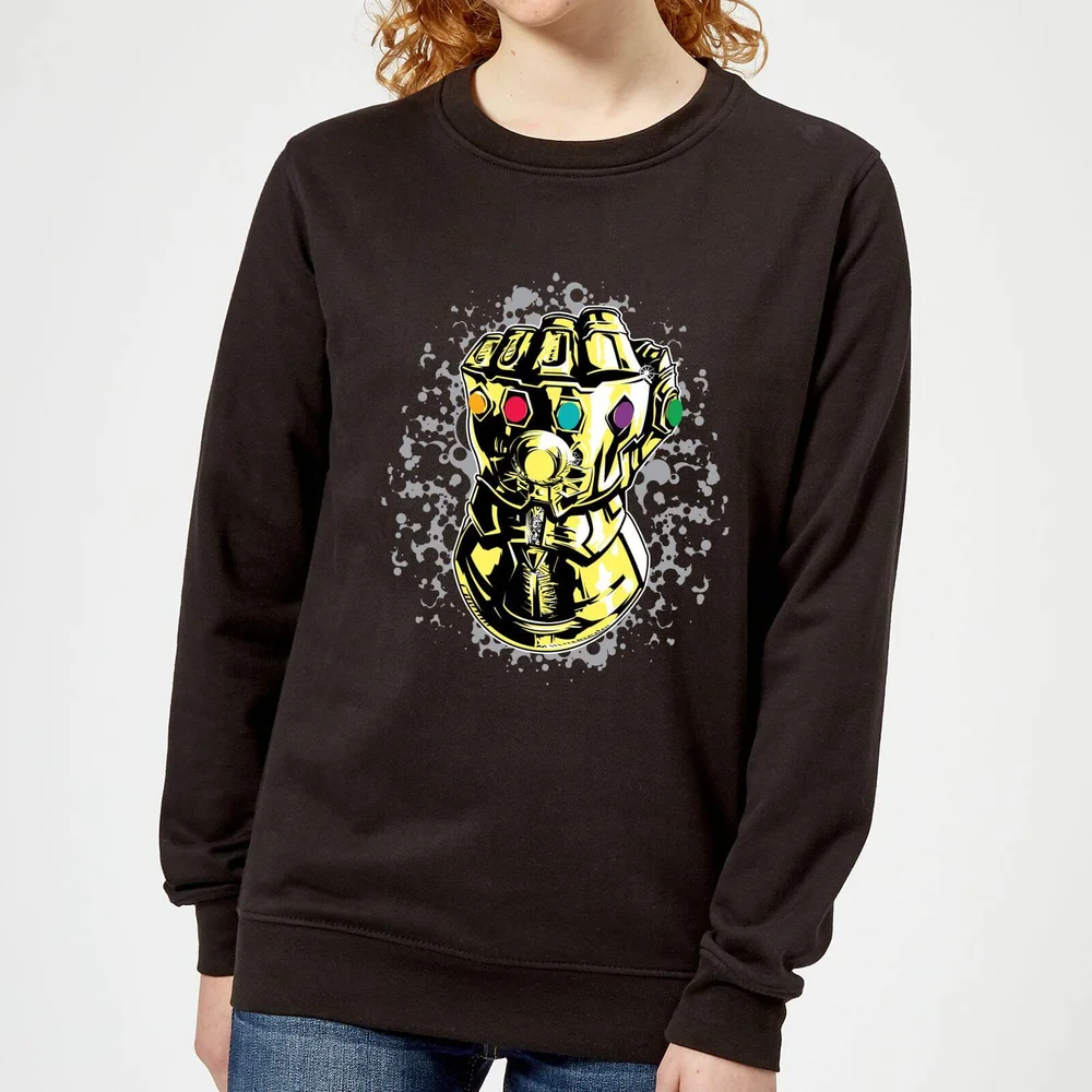Sweat Femme Avengers Infinity War ( Marvel) Fist Comic - Noir - S Image 1