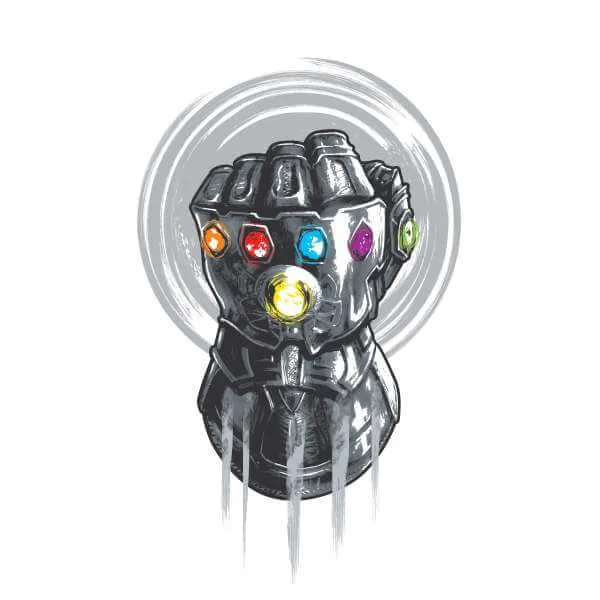 Sweat Femme Avengers Infinity War ( Marvel) Thanos Infinite Power Fist - Blanc