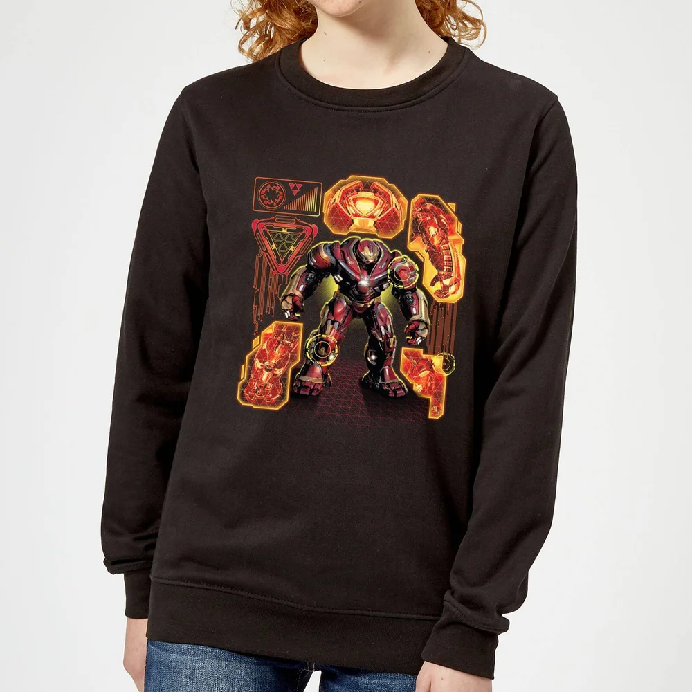Sweat Femme Avengers Infinity War ( Marvel) Hulkbuster - Noir - S Image 1