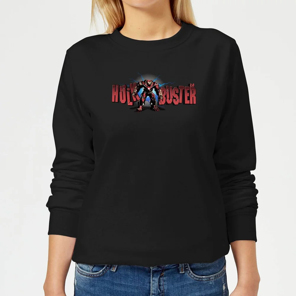 Sweat Femme Avengers Infinity War ( Marvel) Hulkbuster 2.0 - Noir - S Image 1