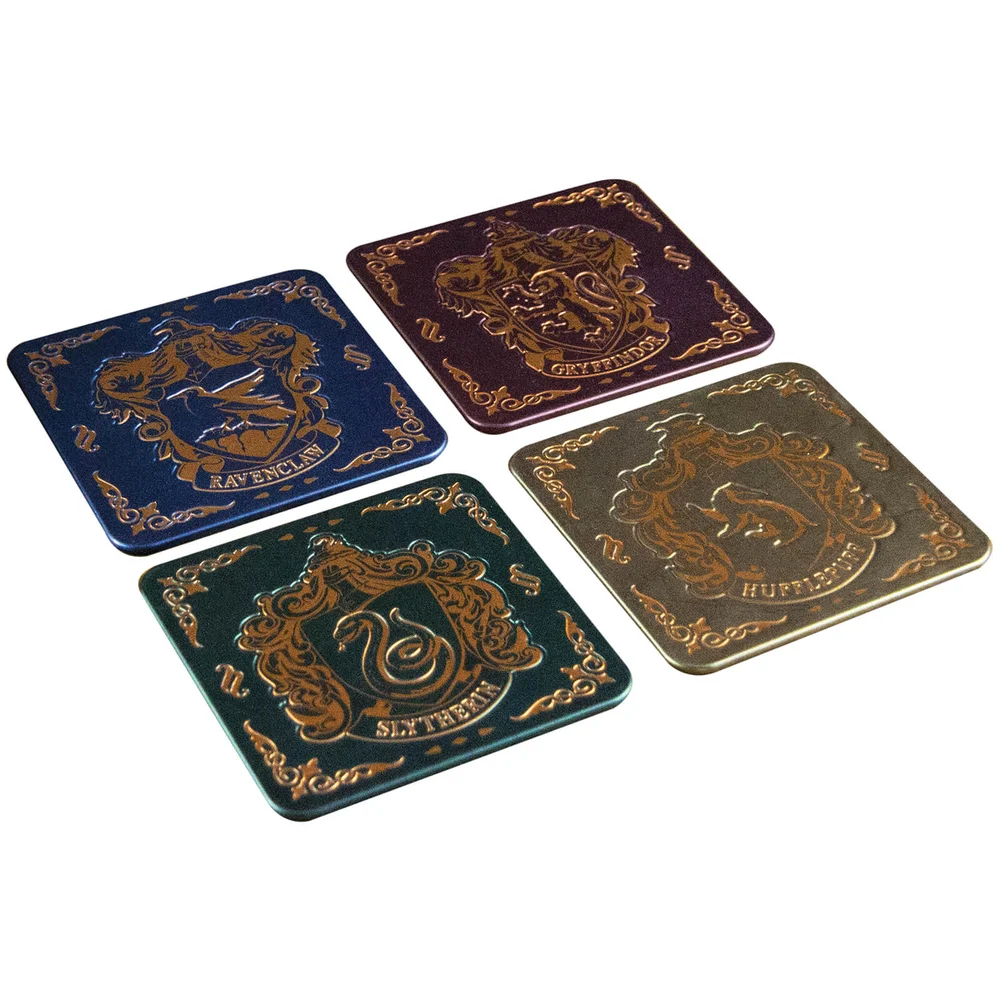 Dessous de Verre Maisons de Poudlard Harry Potter ( Lot de 4) Image 1
