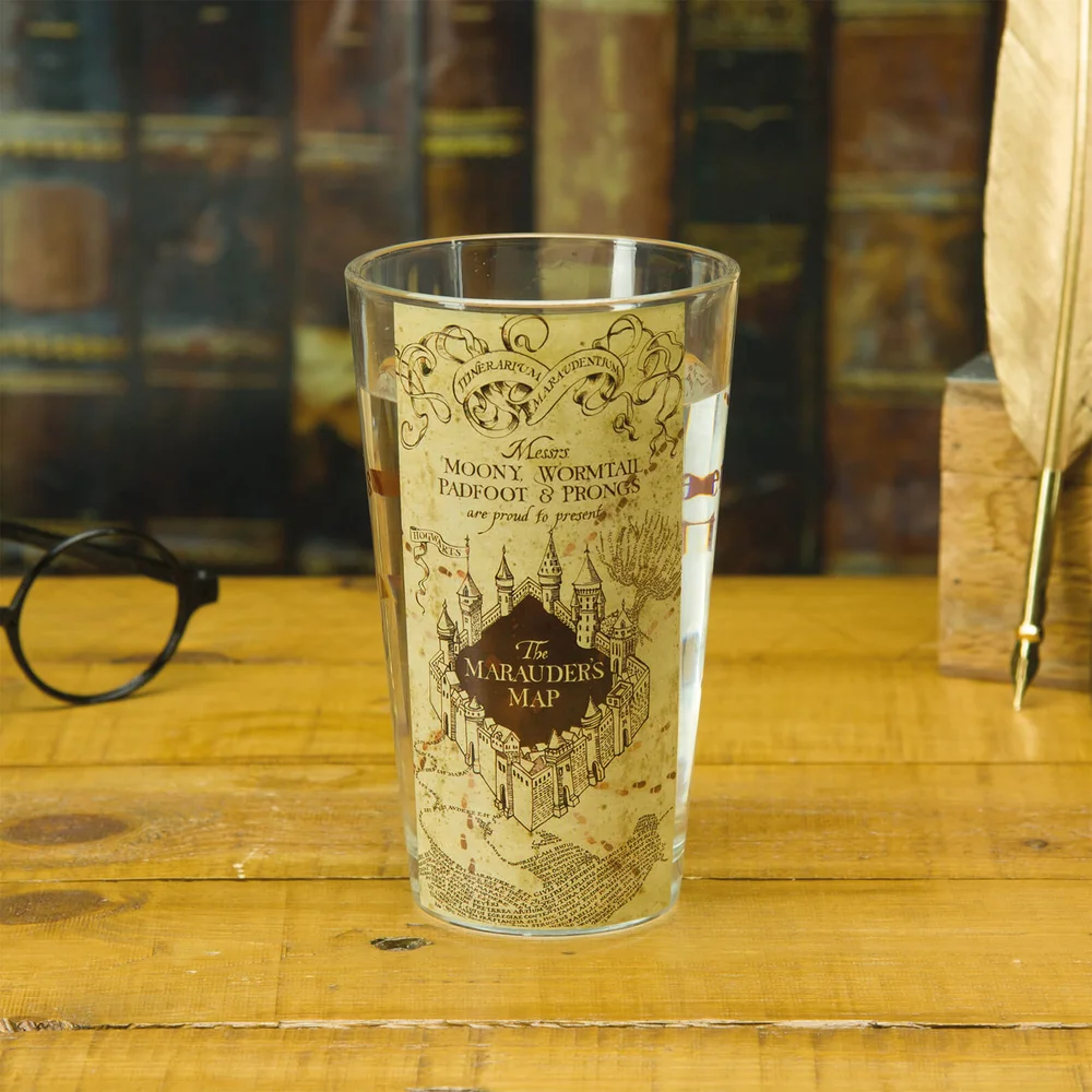 Verre Carte des Maraudeurs Harry Potter Image 1