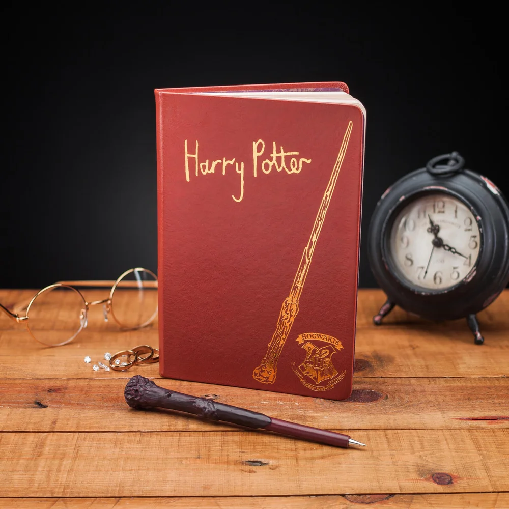 Cahier et stylo/baguette Harry Potter Image 1