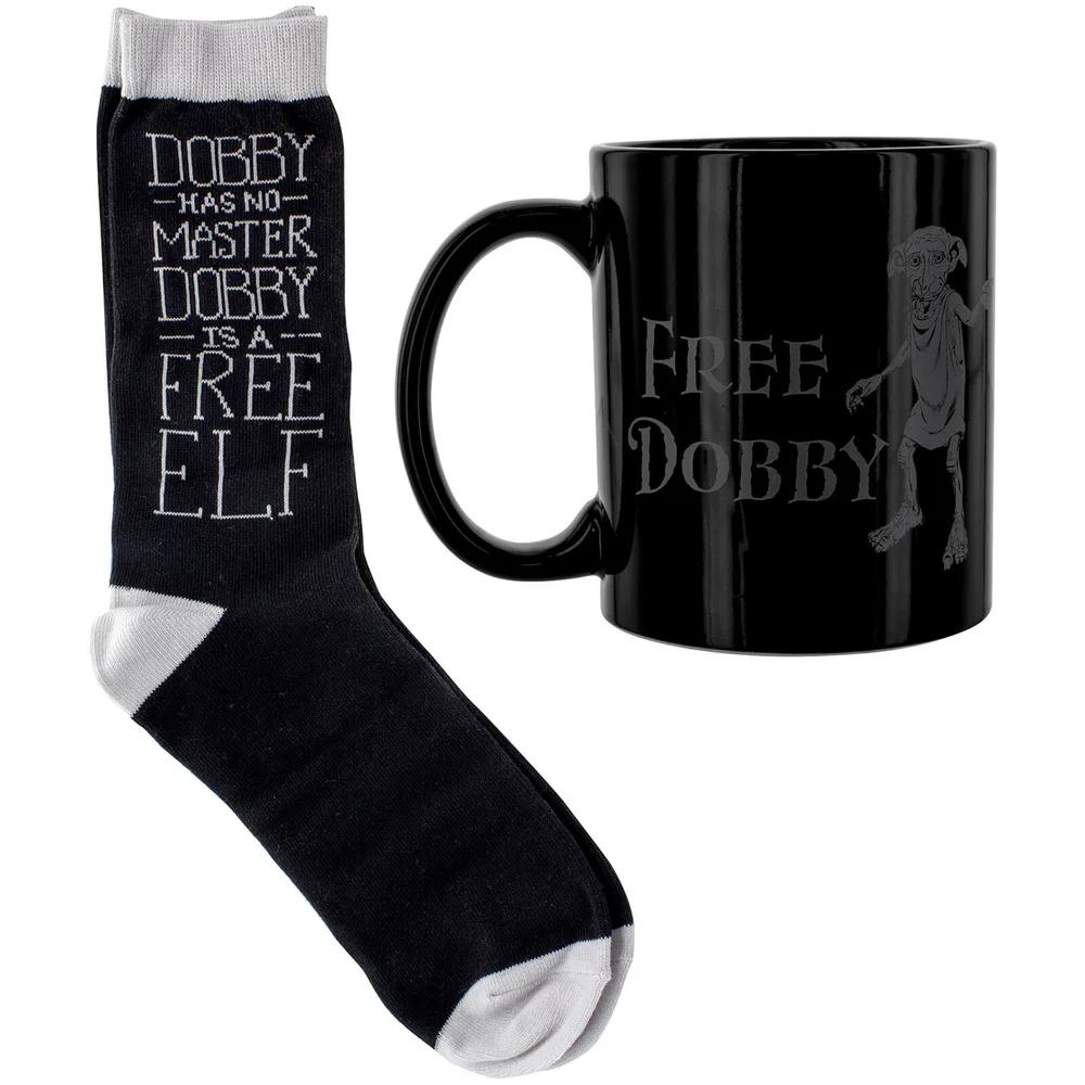 Lot Harry Potter - Dobby Chaussettes et Tasse Image 1