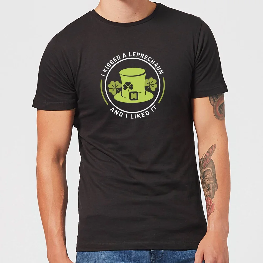 I Kissed A Leprachaun And I Liked It T-Shirt - Black - 3XL - Noir Image 1
