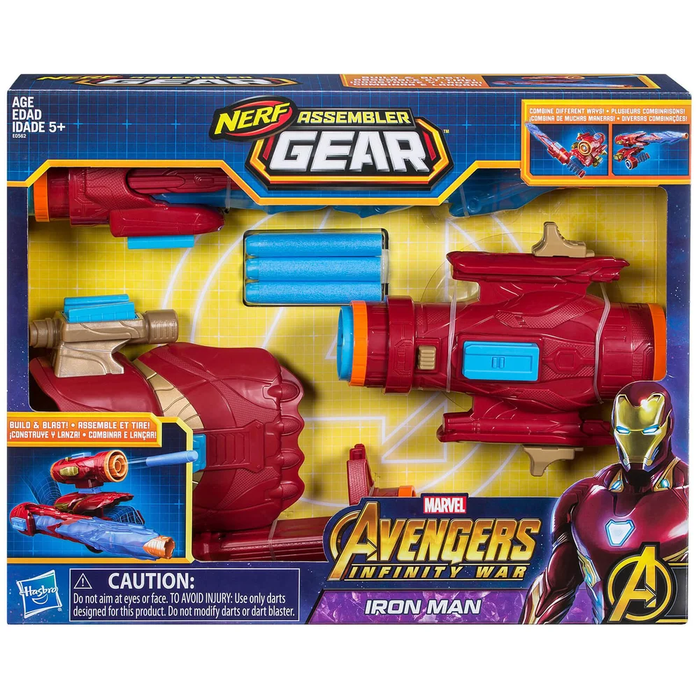 Coffret Nerf Avengers Infinity War Hasbro Marvel Assembler Gear Iron Man Image 1