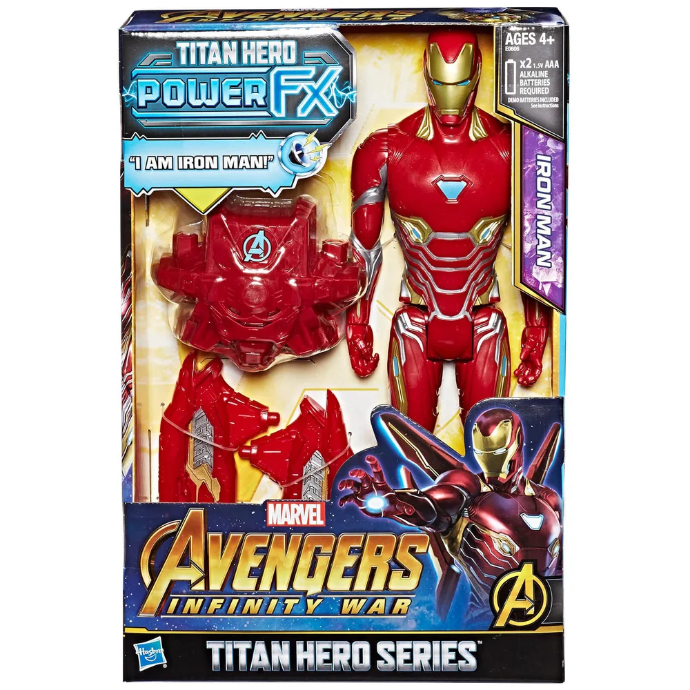 Figurine Iron Man Hasbro Marvel Avengers Infinity War Titan Heroes Power FX Image 1