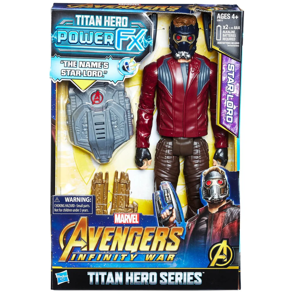 Figurine Star Lord Hasbro Marvel Avengers Infinity War Titan Heroes Power FX Image 1